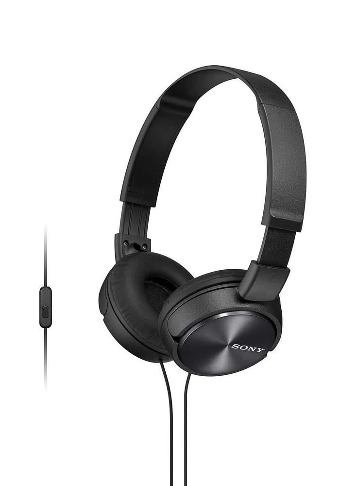 SONY ZX Series Stereo Over-Ear Headphones with Microphone, MDR-ZX310/ZX310AP Headphones