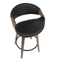 Tabouret de comptoir moderne milieu-du-siècle Symphony, de LumiSource