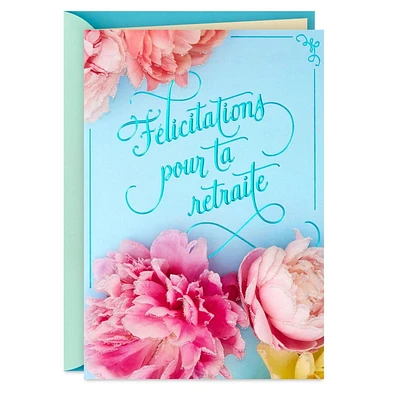 Hallmark Retirement Card for Women (Flowers)