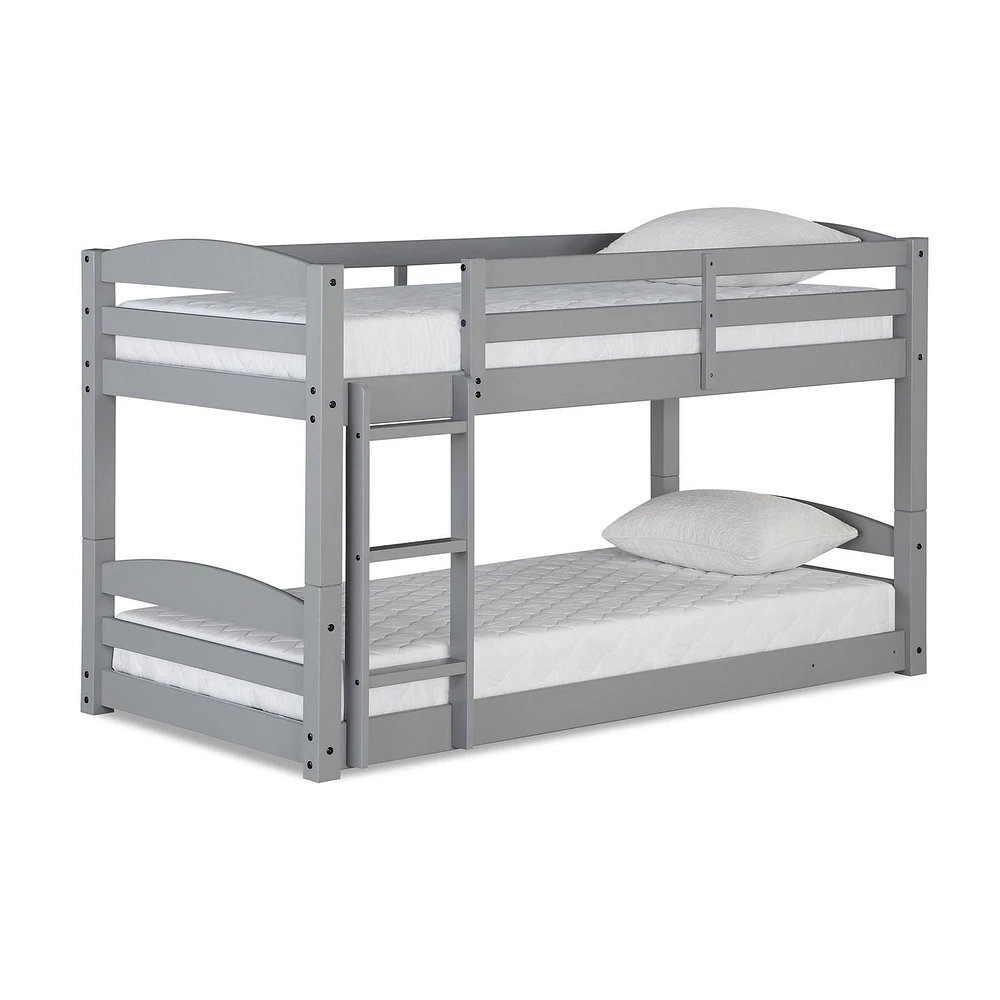 DHP Sierra Transitional Twin Bunk Beds for Kids