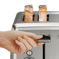 Hamilton Beach 24794C 4-Slice Stainless Steel Toaster, Extra-wide slots