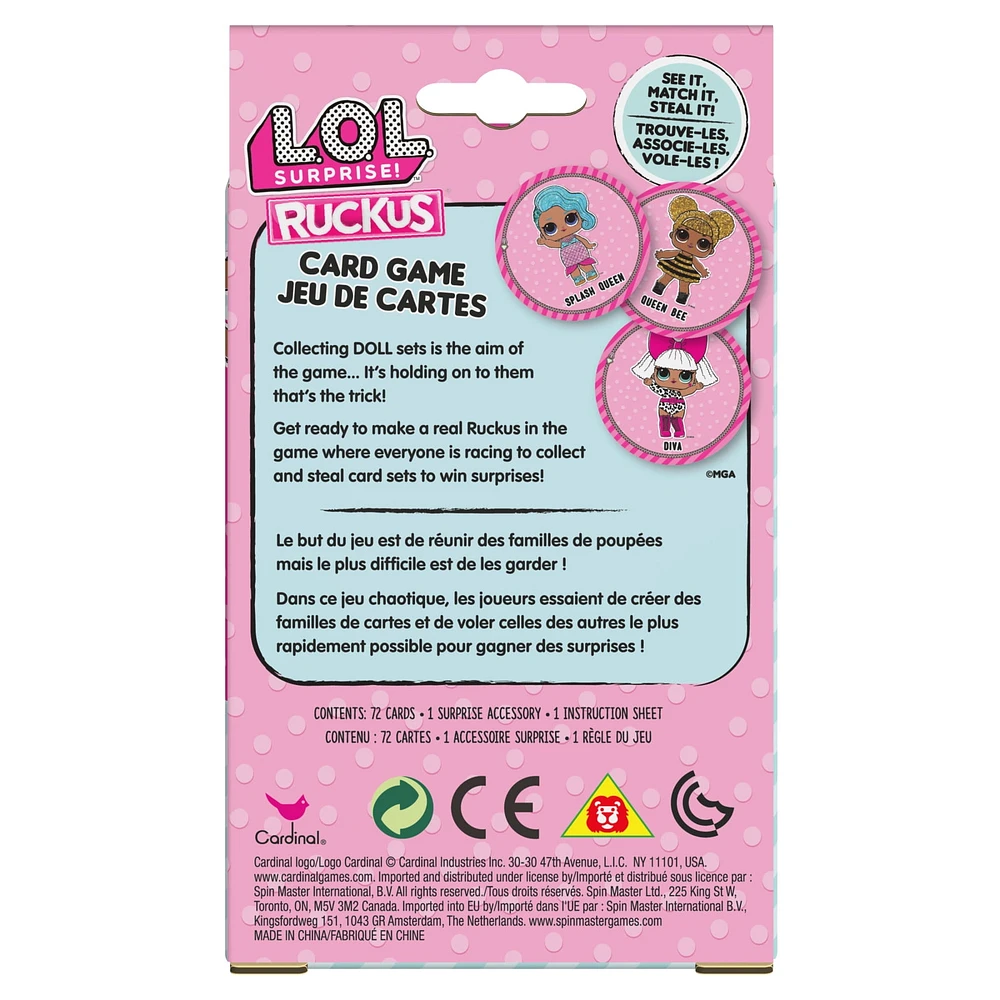 Cardinal Games L.O.L. Surprise! Ruckus Card Game with Accessory