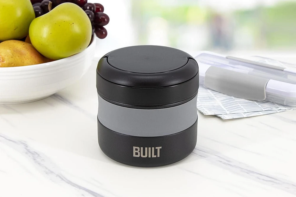 Bocal à Aliments à Double Paroi et à Large Ouverture de 12 oz Pot alimentaire de 12 oz