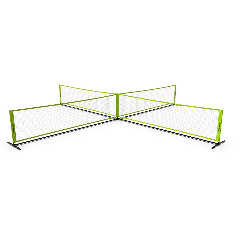 Triumph 4 Square Paddle Pickleball Outdoor Game Net Set