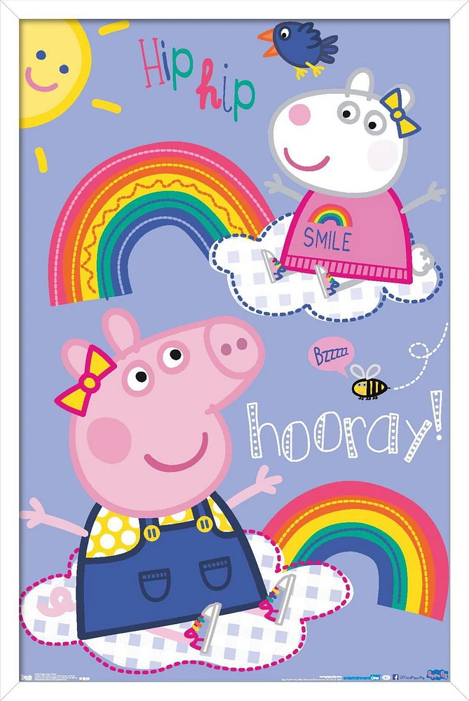 Peppa Pig - Hooray Wall Poster