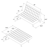 Milo Kids Sofa Futon