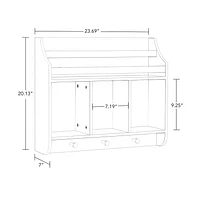Collection Book Nook Maison RiverRidge® Bibliothèque murale blanche pour enfant