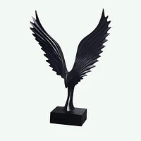Sculpture d'aigle élégante pour décoration intérieure Meubles canadiens