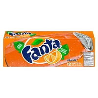 Fanta Orange 355mL Cans, 12 Pack