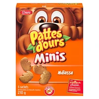 Bear Paws Minis Original Cookies, Dare, Pack of 6, 210 g