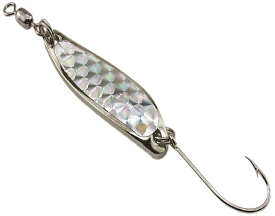 Gibbs G-1050-037SH Croc Spoon #2-1/4, 3/8 oz, 10g, Silver Hex, Its wobbling action drives fish wild