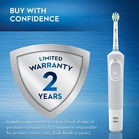 Oral-B Vitality FlossAction Electric Rechargeable Toothbrush with 2 Brush Heads, 2 FlossAction brush heads, Rechargeable handle, charger