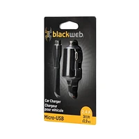 Chargeur de voiture Micro-USB pour Android de blackweb (Noir)
