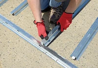 Cadre de plancher pour remise de rangement en acier Spacemaker Patio, 4 pi x 3 pi