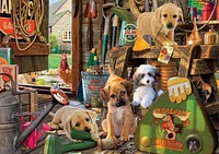 Buffalo Games - Le puzzle Adorable Animals - Puppy Workshed - en 300 pièces