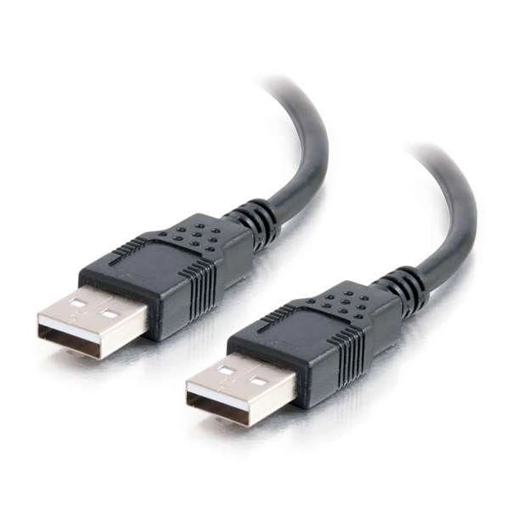 C2G 2m USB 2.0 A Male to A Male Cable - Black (6.6ft)