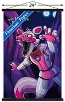 Five Nights at Freddy's: Sister Location - Funtime Foxy Wall Poster, 14.725" x 22.375" Framed