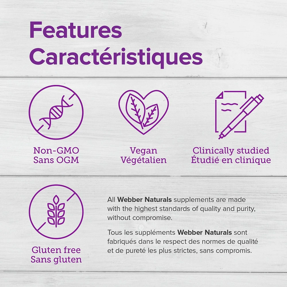 webber naturals Maca pour hommes 60 CAPSULES