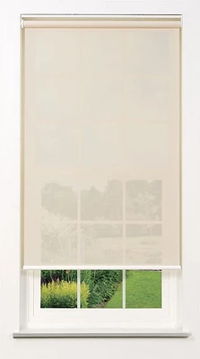Linen Avenue Cordless Solar Screen Roller Shade