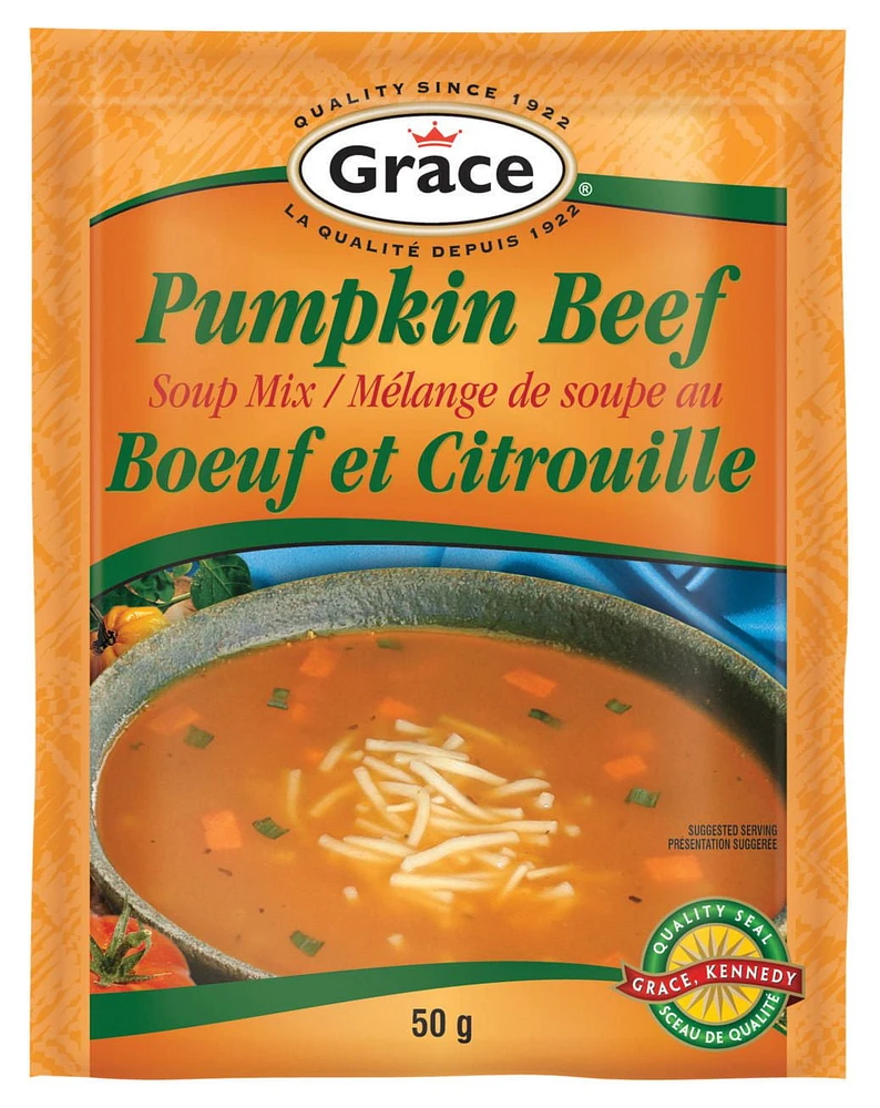 Grace Pumpkin Beef Soup, 12x50g Packets, Grace Pumpkin Beef Soup, 12x50g Packets