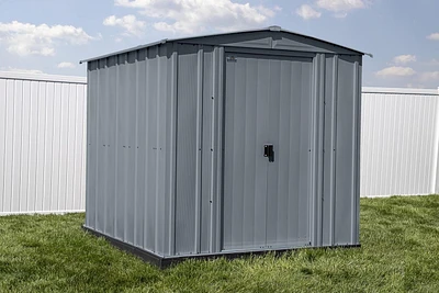 Abri de rangement en acier Arrow Classic 6 x pi Charcoal