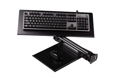 NEXT LEVEL RACING® F-GT ELITE KEYBOARD AND MOUSE TRAY CARBON GREY