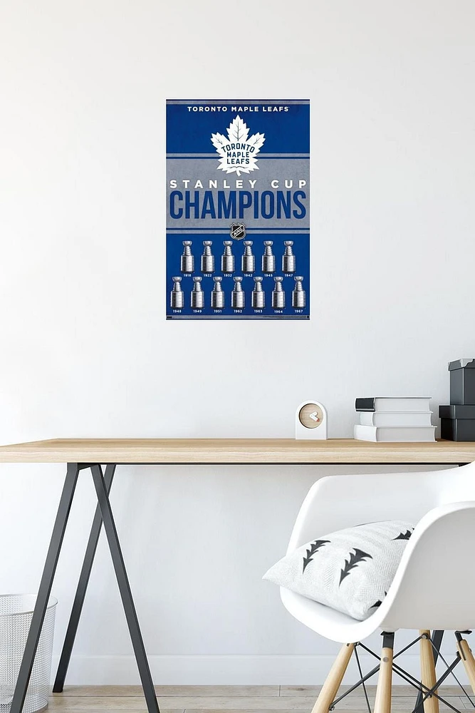 NHL Toronto Maple Leafs - Champions 23 Wall Poster, 22.375" x 34"