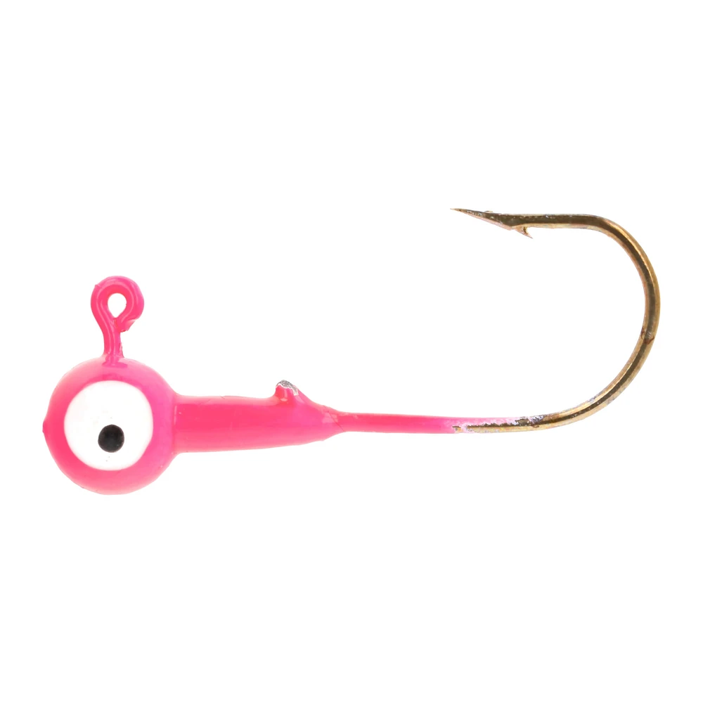 Jig à tête sphérique Eagle Claw WBH14-13, 1/4 oz, 10 pk, rose