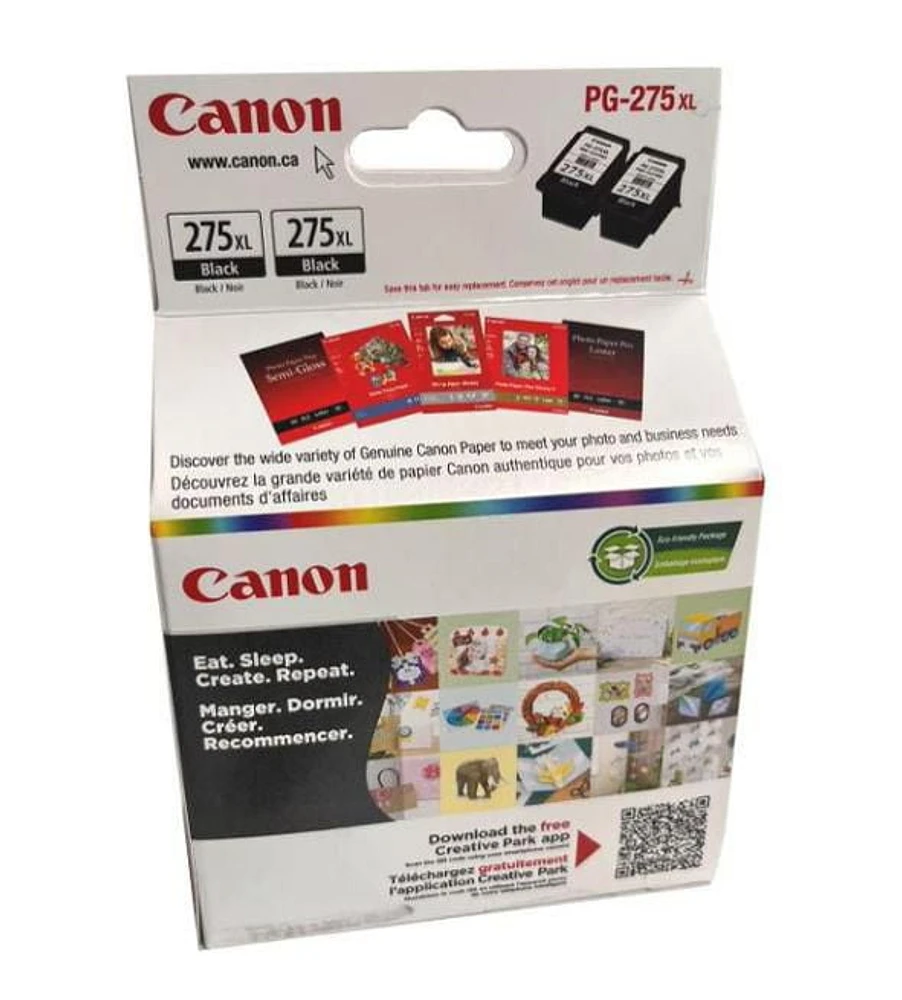 Canon - PG-275XL Twin Pack, Two cartridge pack