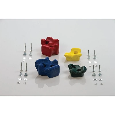 Creative Cedar Designs Lot de rochers d'escalade multicolores