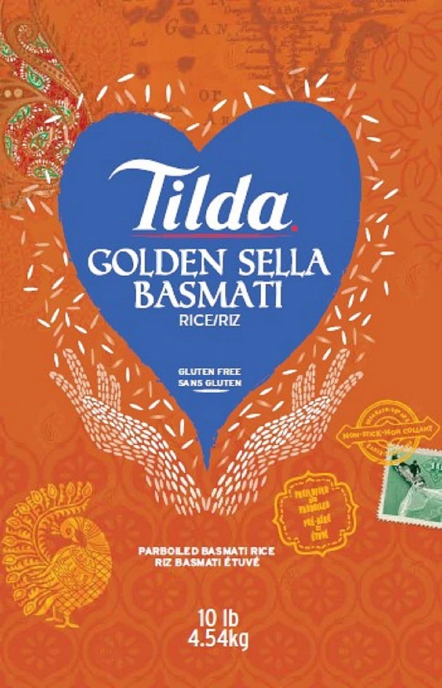 Tilda Golden Sella Basmati Rice 9.07kg (10lbs), TILDA GOLDEN SELLA