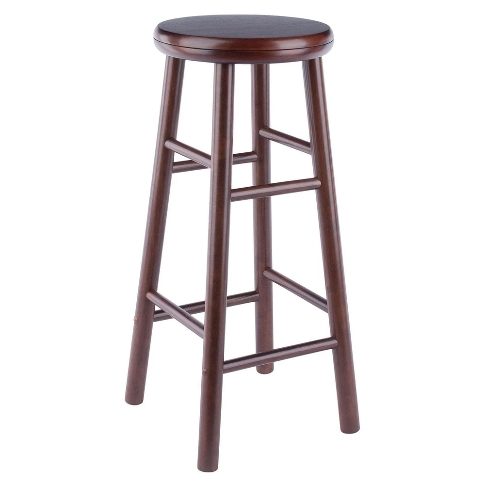 Ensemble de 2 tabourets de bar à siège pivotant Shelby