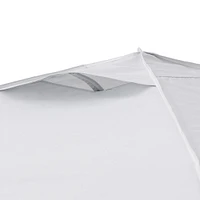 Ozark Trail 10 FT x 10 FT Straight Leg Instant Canopy, 100 SQ FT, GRAY, 10 x 10 Canopy