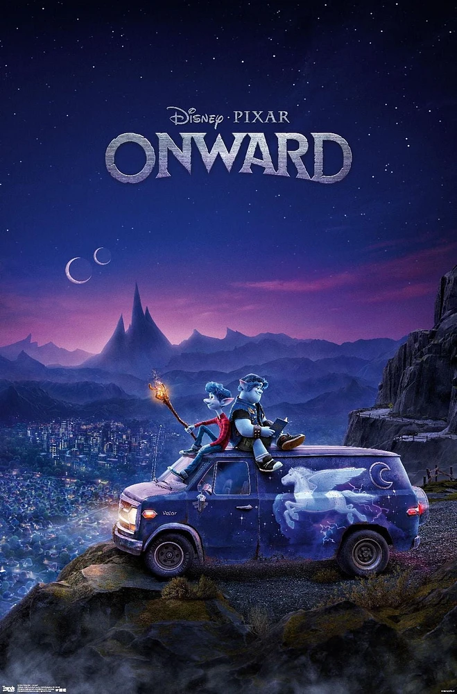 Disney Pixar Onward - Teaser Wall Poster, 22.375" x 34"