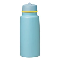 b.box - Gobelet isotherme à couvercle rabattable avec paille, grande bouteille d'eau durable pour adolescents et adultes, bouteille d'eau de voyage, isolation triple couche, sans BPA