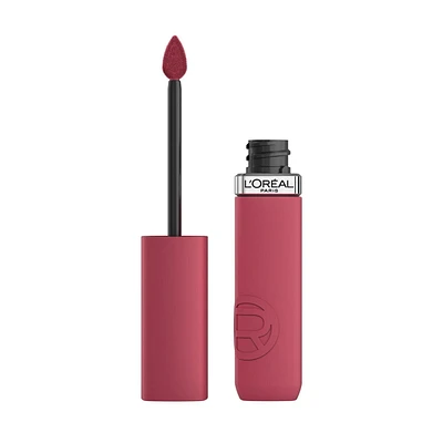 L'Oréal Paris Infallible Matte Resistance Rouge à Lèvres Liquide, 5 mL Infusé d'acide hyaluronique