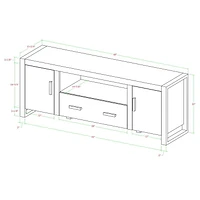 Manor Park Modern Industrial TV Stand - Multiple Finishes