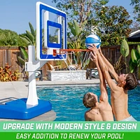 GoSports - Ballon de basket Splash Hoop ELITE - Bleu