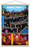 Minecraft - Worldly Wall Poster, 22.375" x 34"