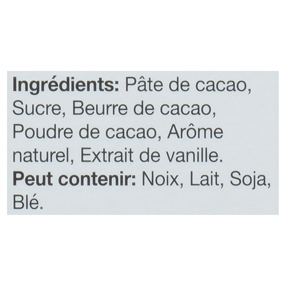Flagrants Désirs Tablette de chocolat noir (72% cacao) à la menthe 100g