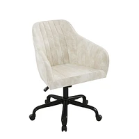 Chaise de bureau Ava, Beige