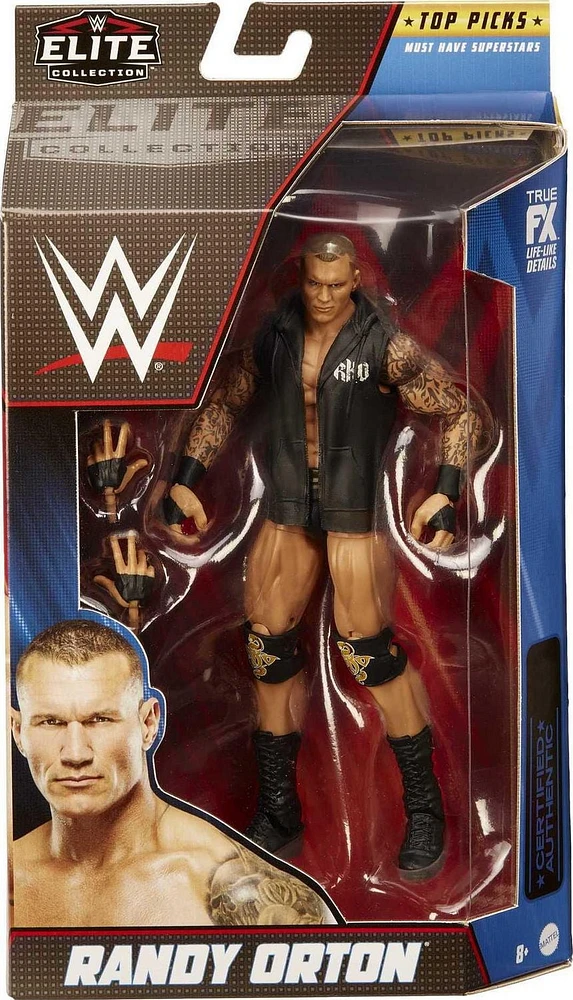 WWE – Top Picks – Collection Elite – Figurine articulée – Randy Orton