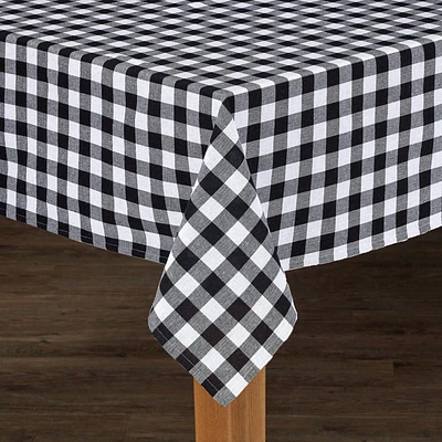 Fabstyles Country Check Nappe Décor de ferme pour une utilisation intérieure/extérieure, pique-niques, barbecues, repas-partage, événements d'été, salon et salle à manger