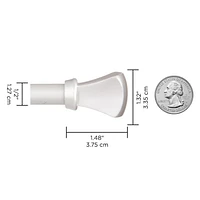 Mainstays 48 in. - 86 in. Curtain Rod, 1/2 in. Diameter, 1/2 in. Diameter