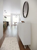 Nexera Console de rangement 2 portes Slim