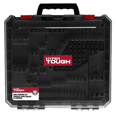 96PCS TROUSSE POUR FORAGE<br>ET VISSAGE