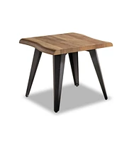 Topline Home Furnishings Table de bout à bord vif