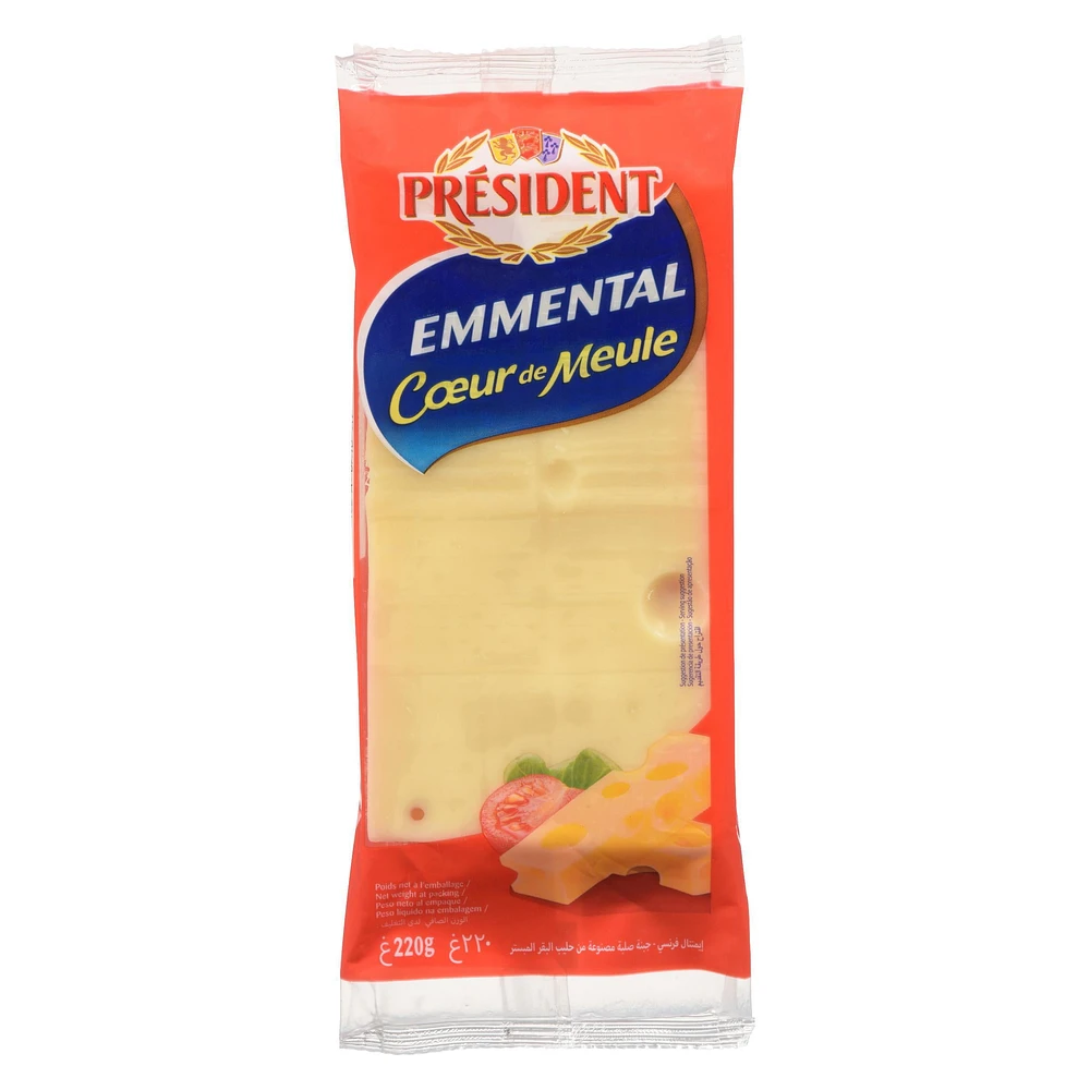 President Emmental Cheese, 220g