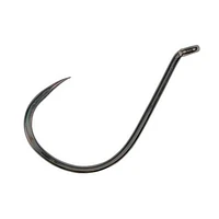Gamakatsu Octopus Hook, Barbless Plated Finish Size #4, Black