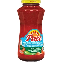 Pace® 30% Less Salt Medium Chunky Salsa, Shelf Stable, 642mL